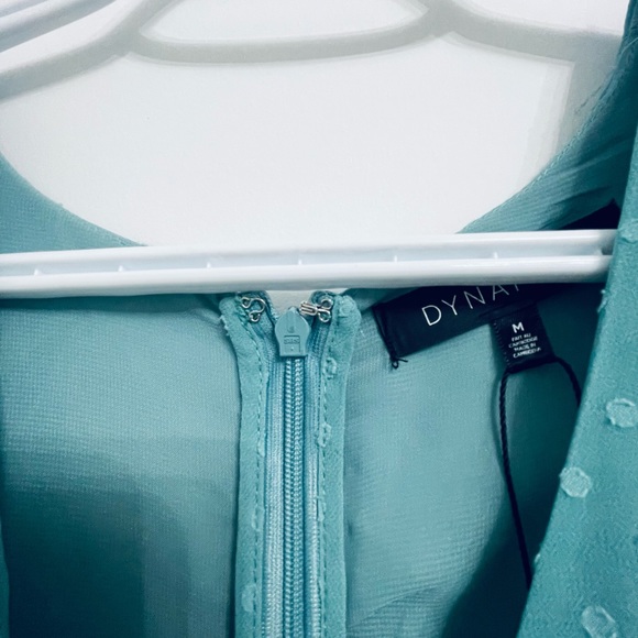 Teal (dark turquoise) long sleeve dress from Dynamite, size M. - Picture 4 of 9